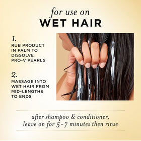 Pantene Miracle Rescue Hair Mask texture close-up