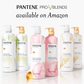 Pantene Rose Water Conditioner with rose petals