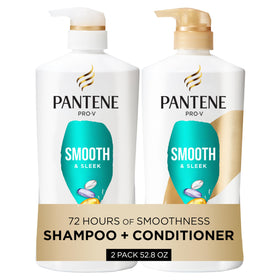 Pantene Shampoo & Conditioner Set Smooth & Sleek front view