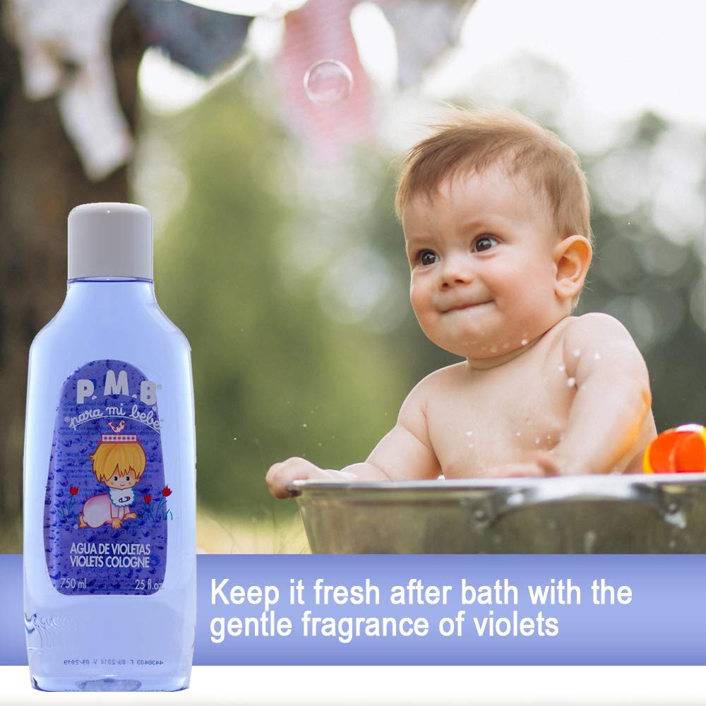 Para Mi Bebe Agua De Violetas Splash Cologne 25 Oz side view