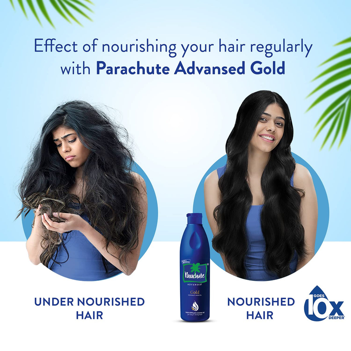 Parachute Advansed Gold Coconut Hair Oil packaging details