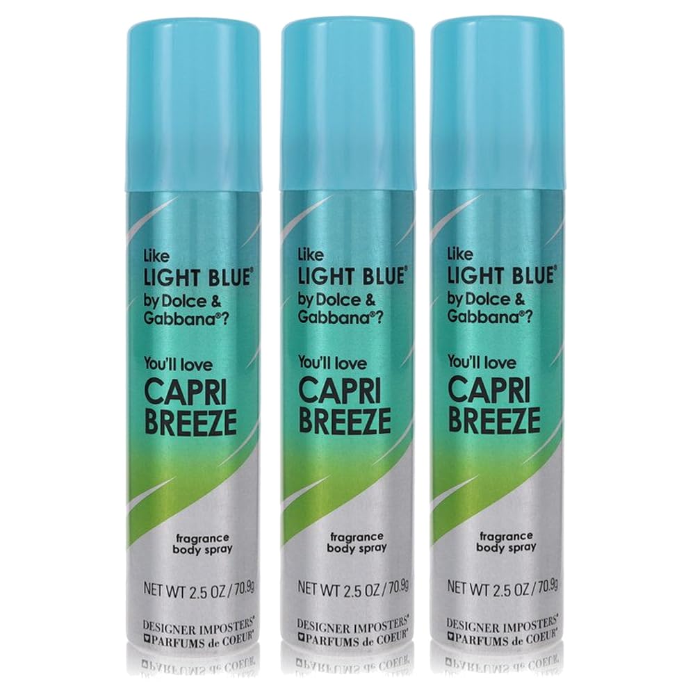 Parfums De Coeur Capri Breeze Body Spray 2.5oz front view