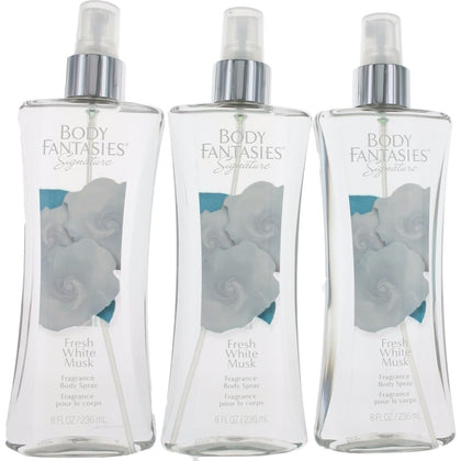 Parfums De Coeur Fresh White Musk 8oz Body Spray packaging front view