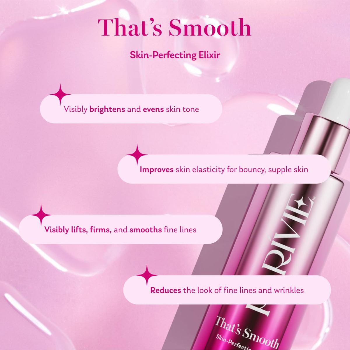 Parívie That’s Smooth Skin-Perfecting Elixir texture close-up
