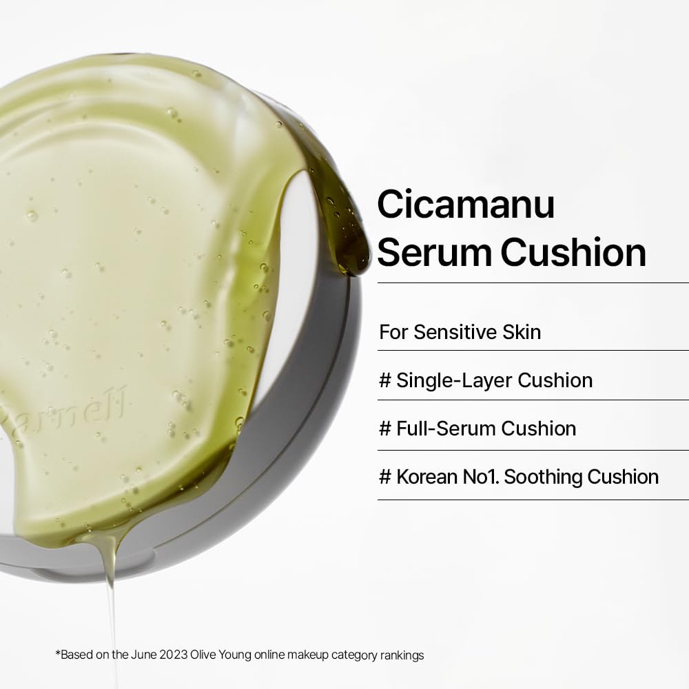 Parnell Cicamanu Serum Cushion side view highlighting its compact size