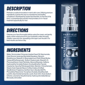 Particle 6-in-1 Face Cream for Men travel-ready packaging