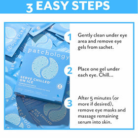 Patchology On Ice Cooling Blue Under Eye Patches ingredients list