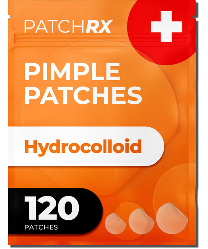 PatchRx Acne Patches 120 Count front view packaging