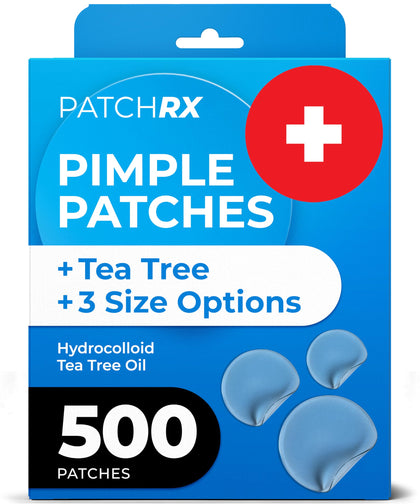 PatchRx Pimple Patches front view with packaging