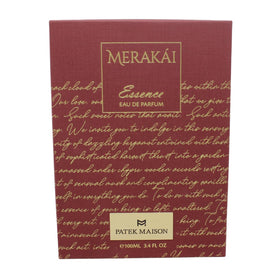 Patek Maison Merakai Essence 3.4 oz Eau De Parfum close-up of bottle