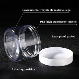 Patelai 6-ounce jar with foam liner for airtight seal