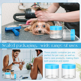 Patelai jars filled with beauty products for travel