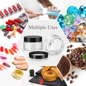 Patelai jars in a lifestyle setting with beauty products