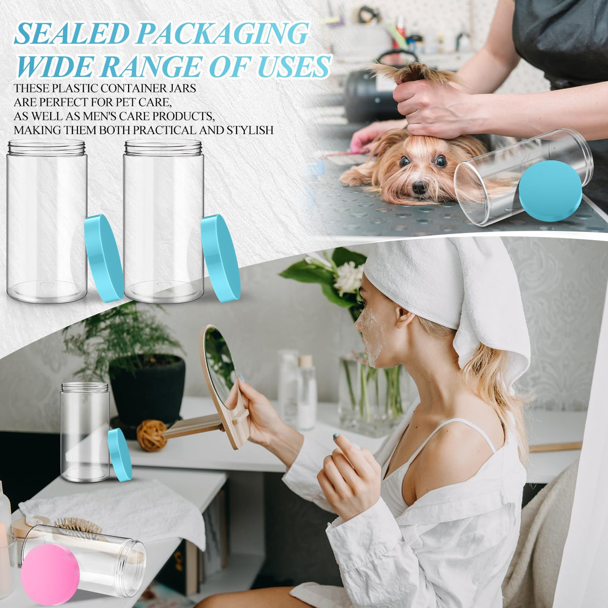 Patelai jars stacked with lids on, showcasing storage