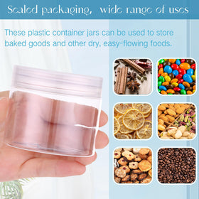 Patelai jars with clear lids and foam liners