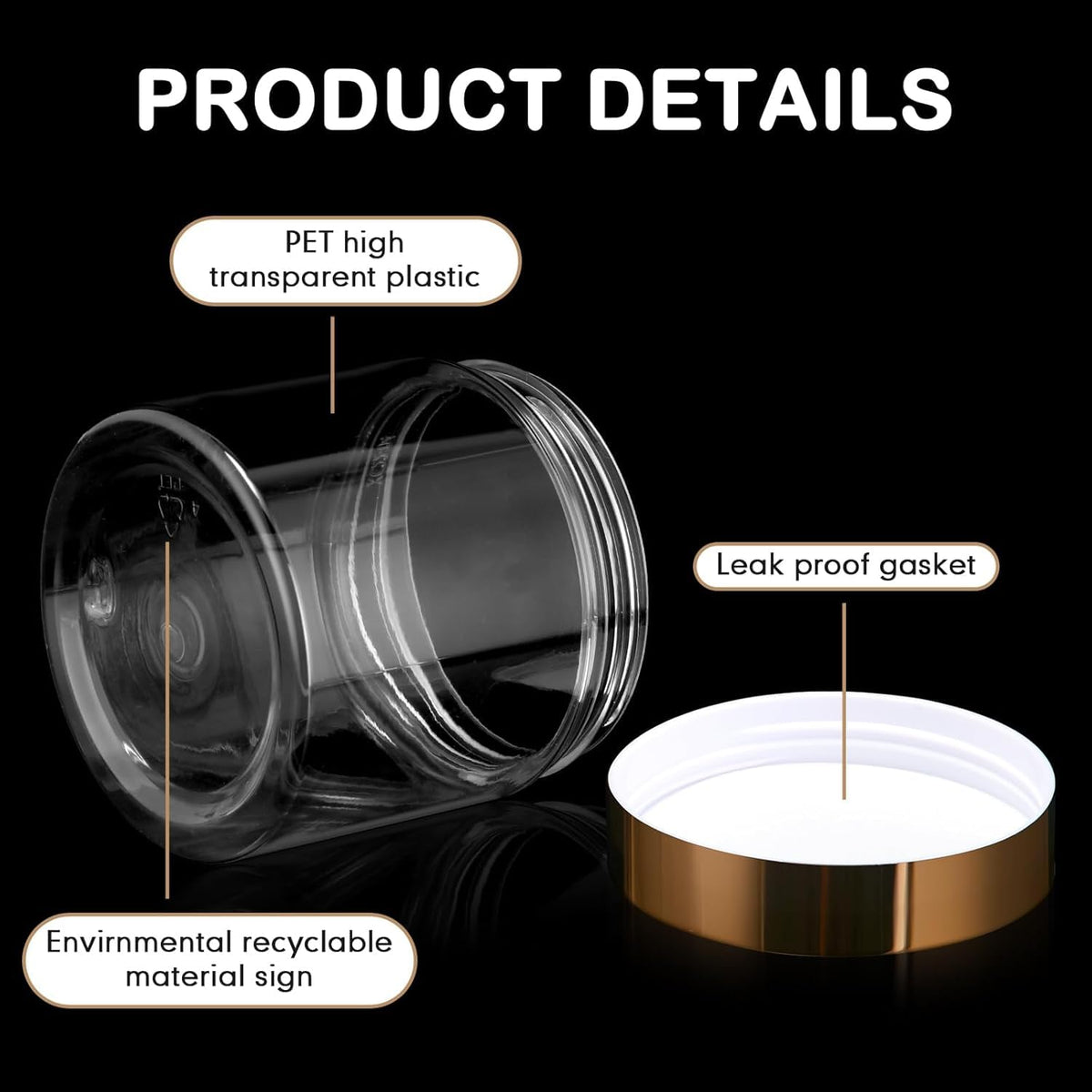 Patelai round jars filled with beauty products