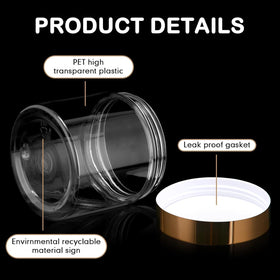 Patelai round jars filled with beauty products