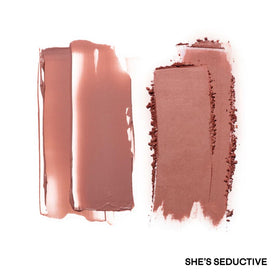PATRICK TA Blush Duo showing cream and powder blush compartments