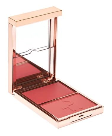 PATRICK TA Major Headlines Blush Duo open view showing cream and powder blush
