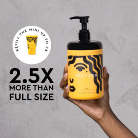 PATTERN Curl Gel 848g with other hair care products