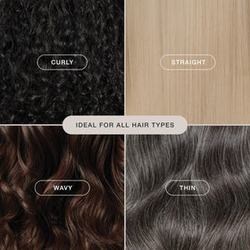 Paul Mitchell Detangler Comb being used to apply hair mask