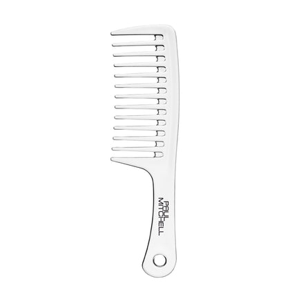Paul Mitchell Detangler Comb front view with wide teeth