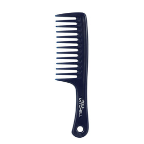 Paul Mitchell Detangler Comb wide tooth front view in Night Sky Blue