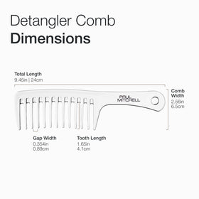 Paul Mitchell Detangler Comb with hair products