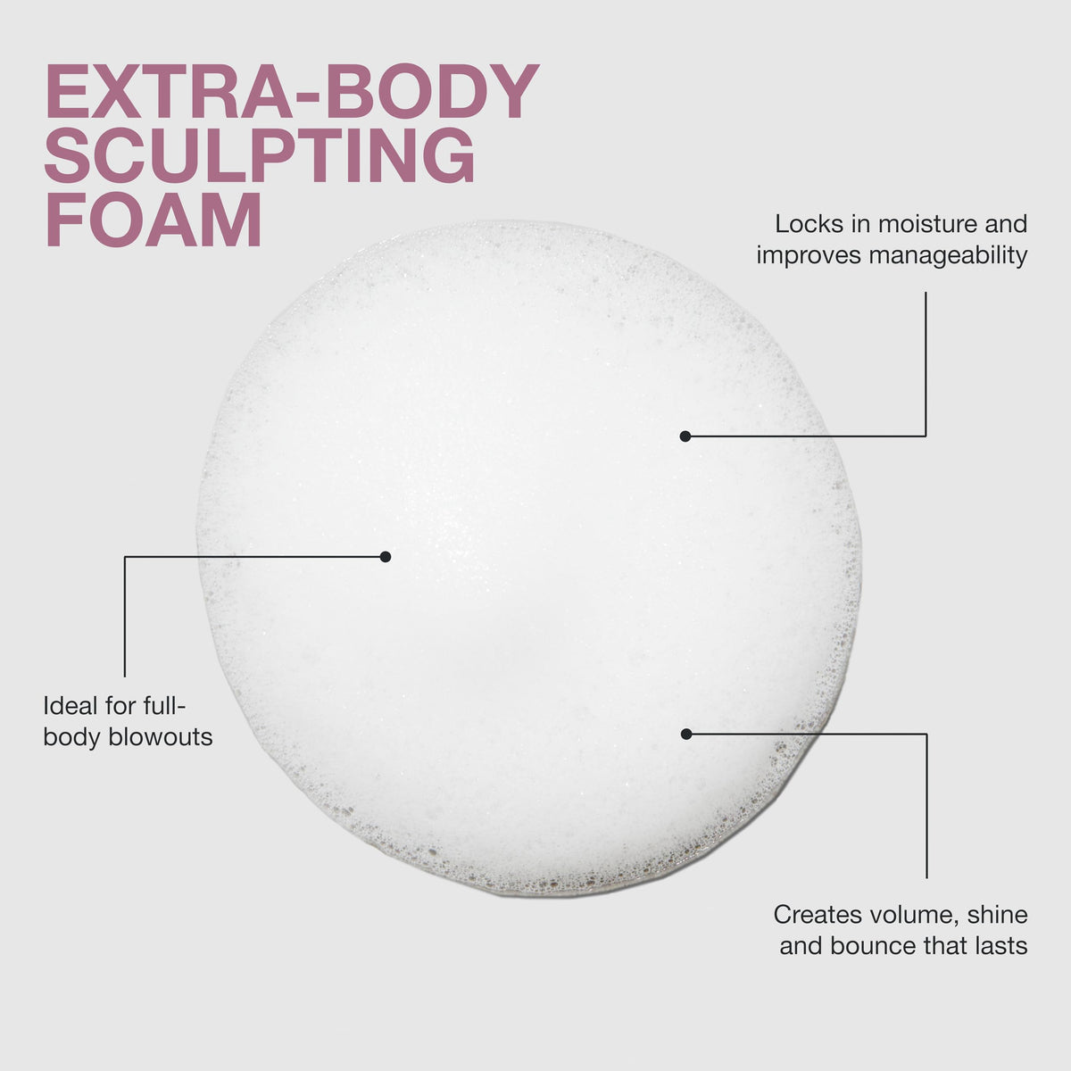 Paul Mitchell Extra-Body Sculpting Foam 2 oz back view