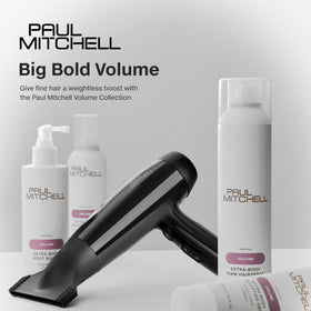 Paul Mitchell Extra-Body Sculpting Gel with styling tools