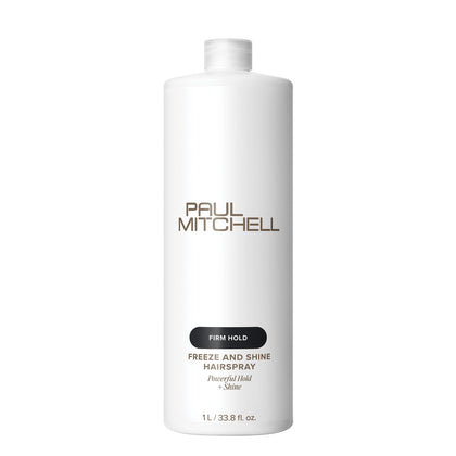 Paul Mitchell Freeze and Shine Hairspray 33.8 fl oz front view