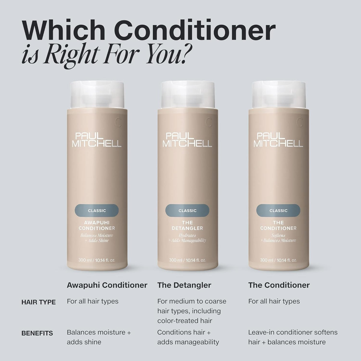 Paul Mitchell Leave-In Conditioner packaging details