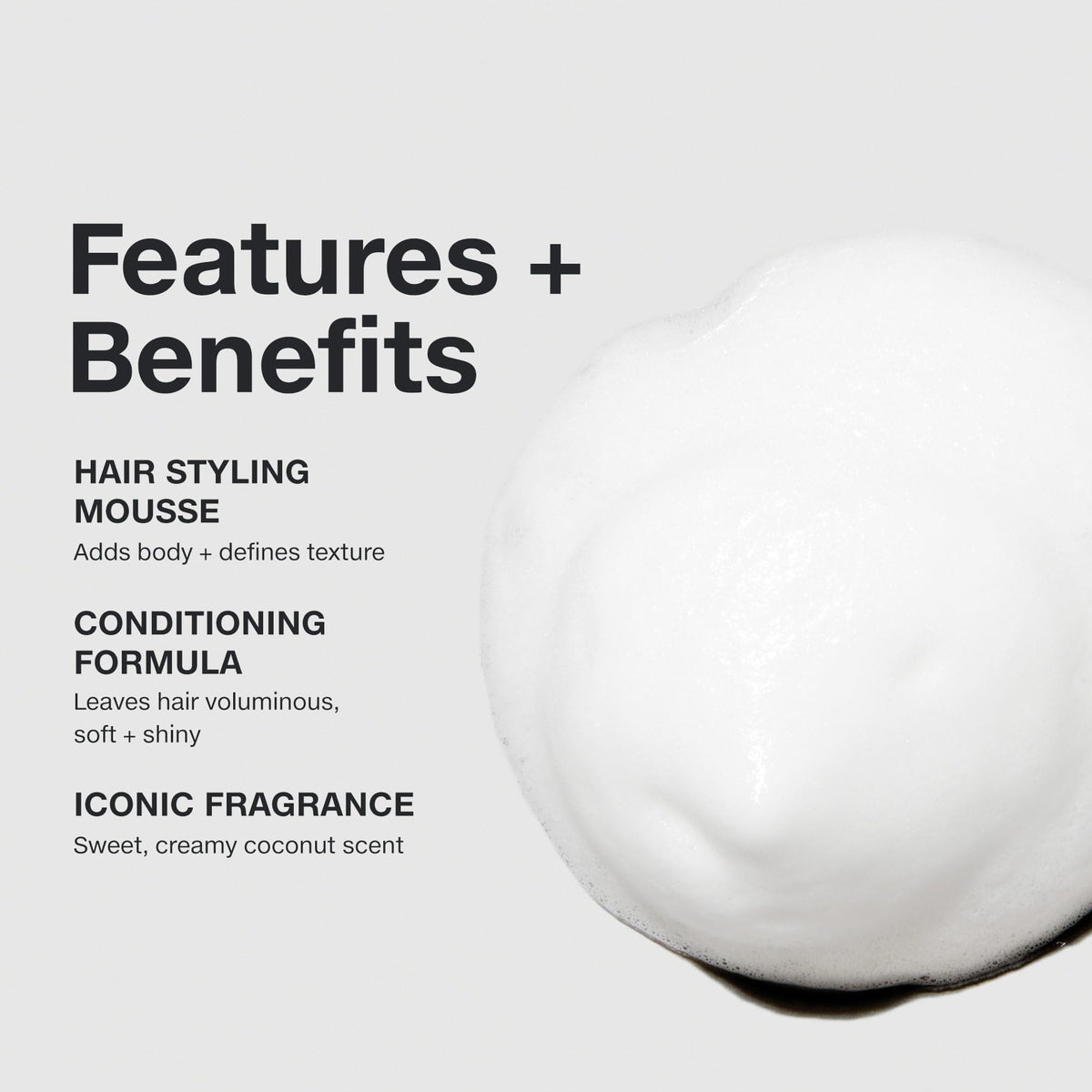 Paul Mitchell Sculpting Foam 2 oz back view