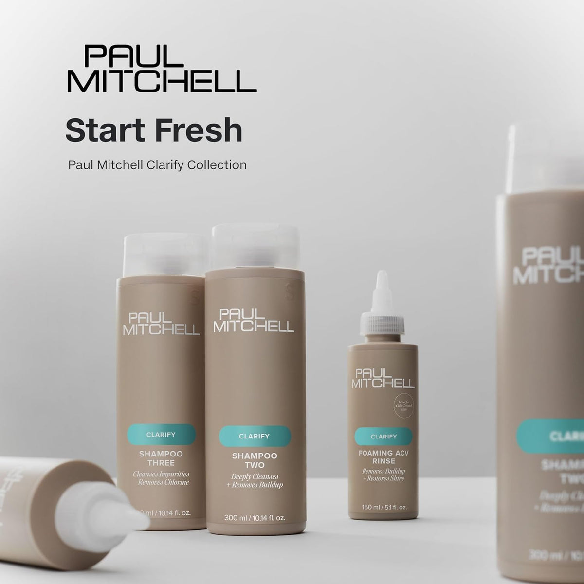 Paul Mitchell Shampoo Two 2.5 fl oz with hair care products