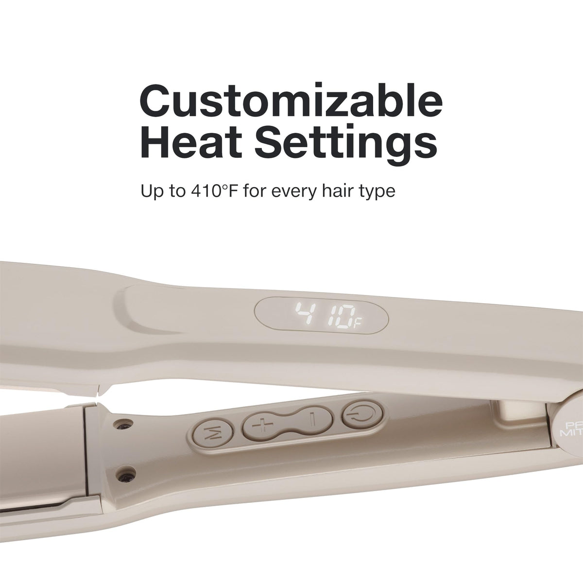 Paul Mitchell Smooth+ Ceramic Flat Iron with heat setting display