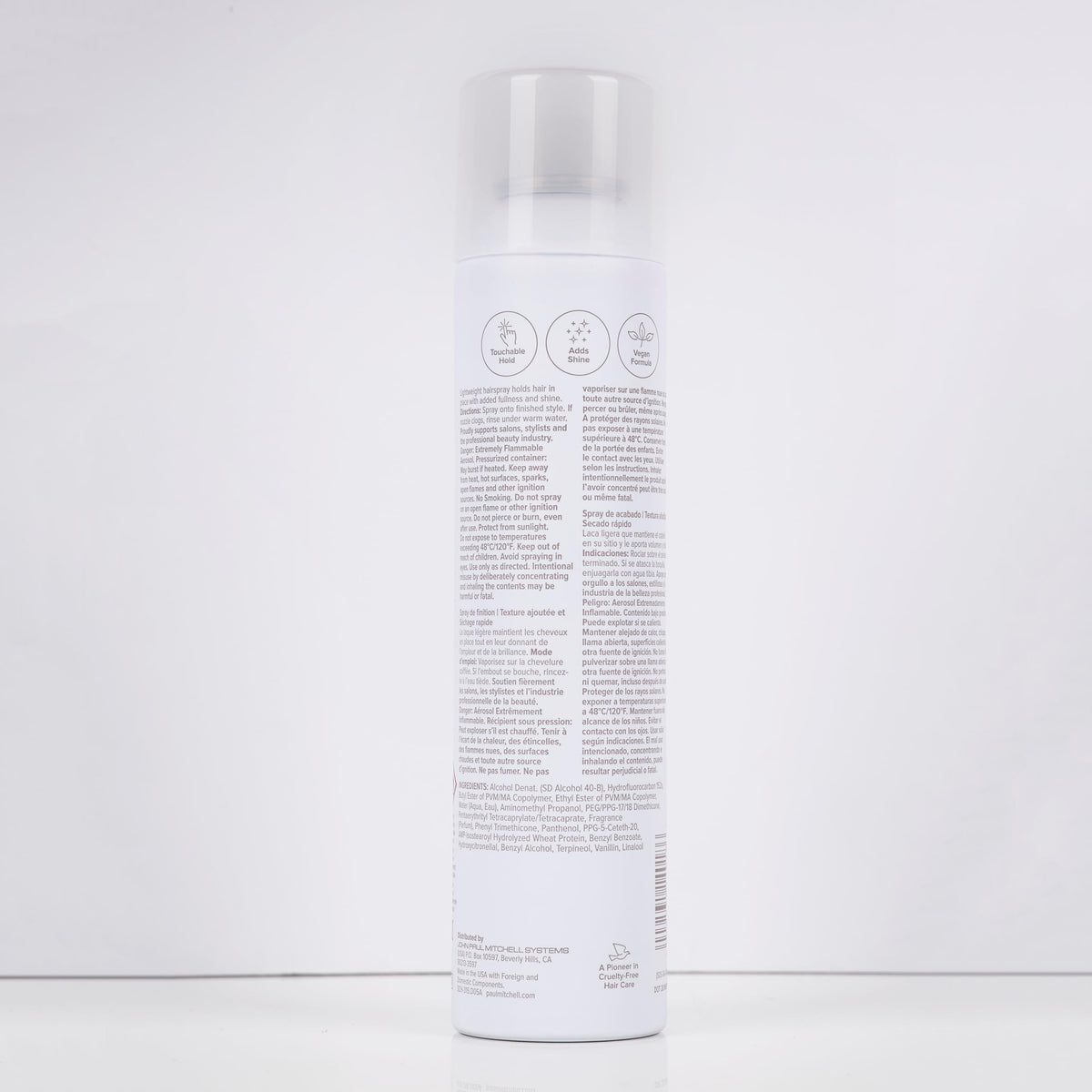 Paul Mitchell Super Clean Hairspray 2 oz close-up of nozzle