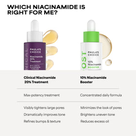 Paula's Choice 20% Niacinamide Face Serum ingredients list