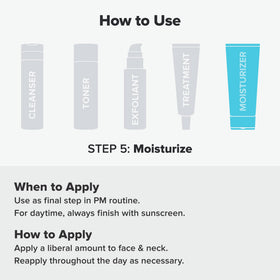 Paula's Choice CLEAR Oil-Free Moisturizer in use on a model's face