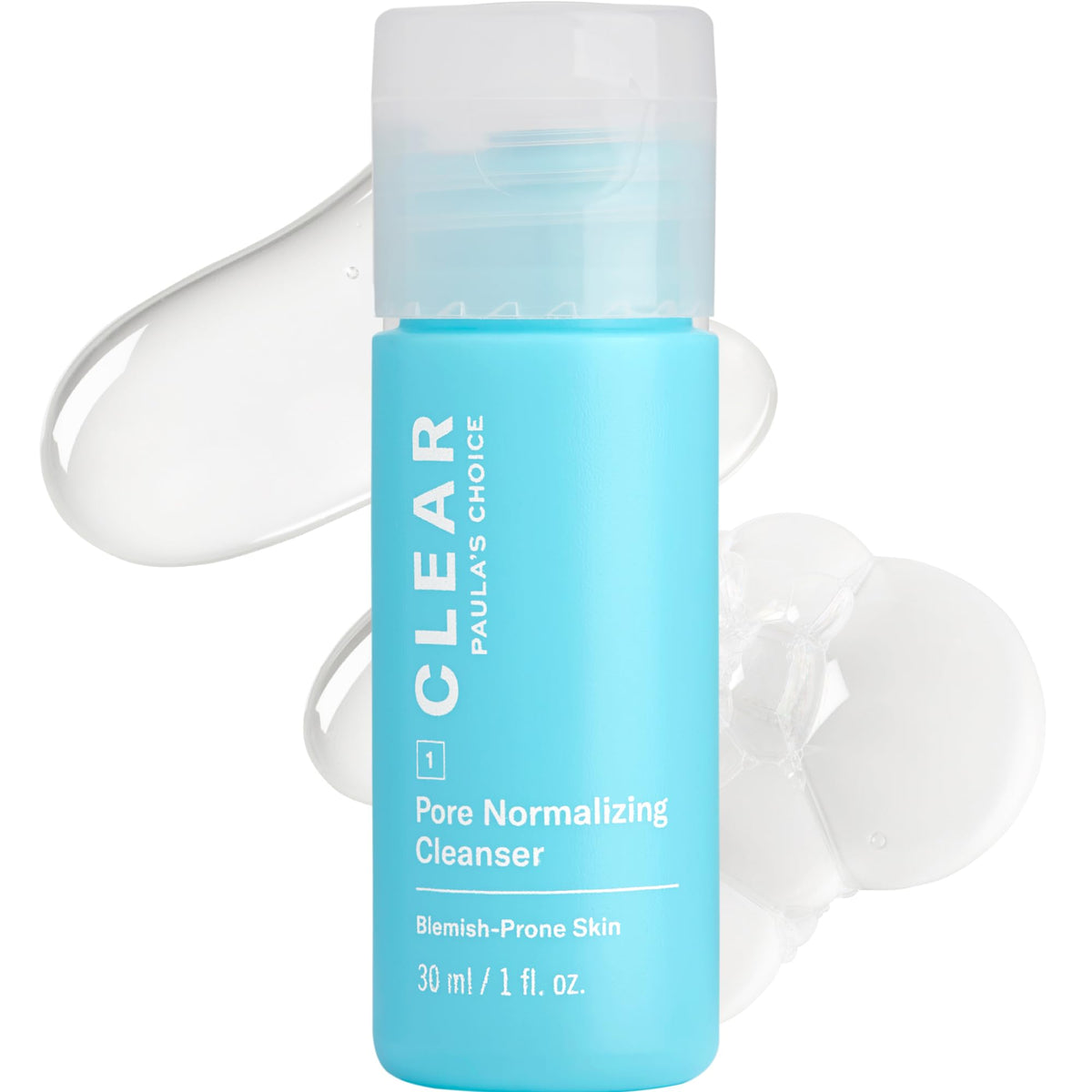 Paula's Choice CLEAR Pore Normalizing Acne Cleanser 1 Fl Oz front view