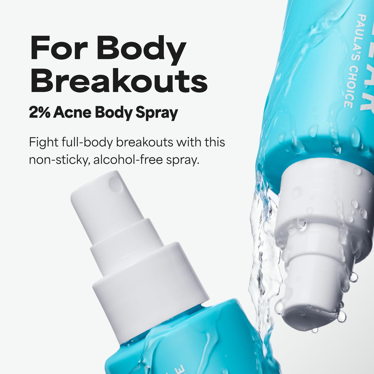 Paula's Choice CLEAR Salicylic Acid Exfoliating Body Acne Spray close-up of nozzle
