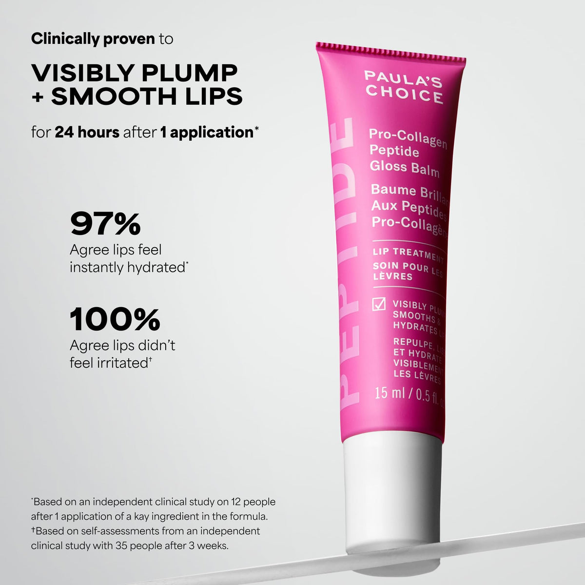 Paula's Choice Pro-Collagen Peptide Gloss Lip Balm applicator