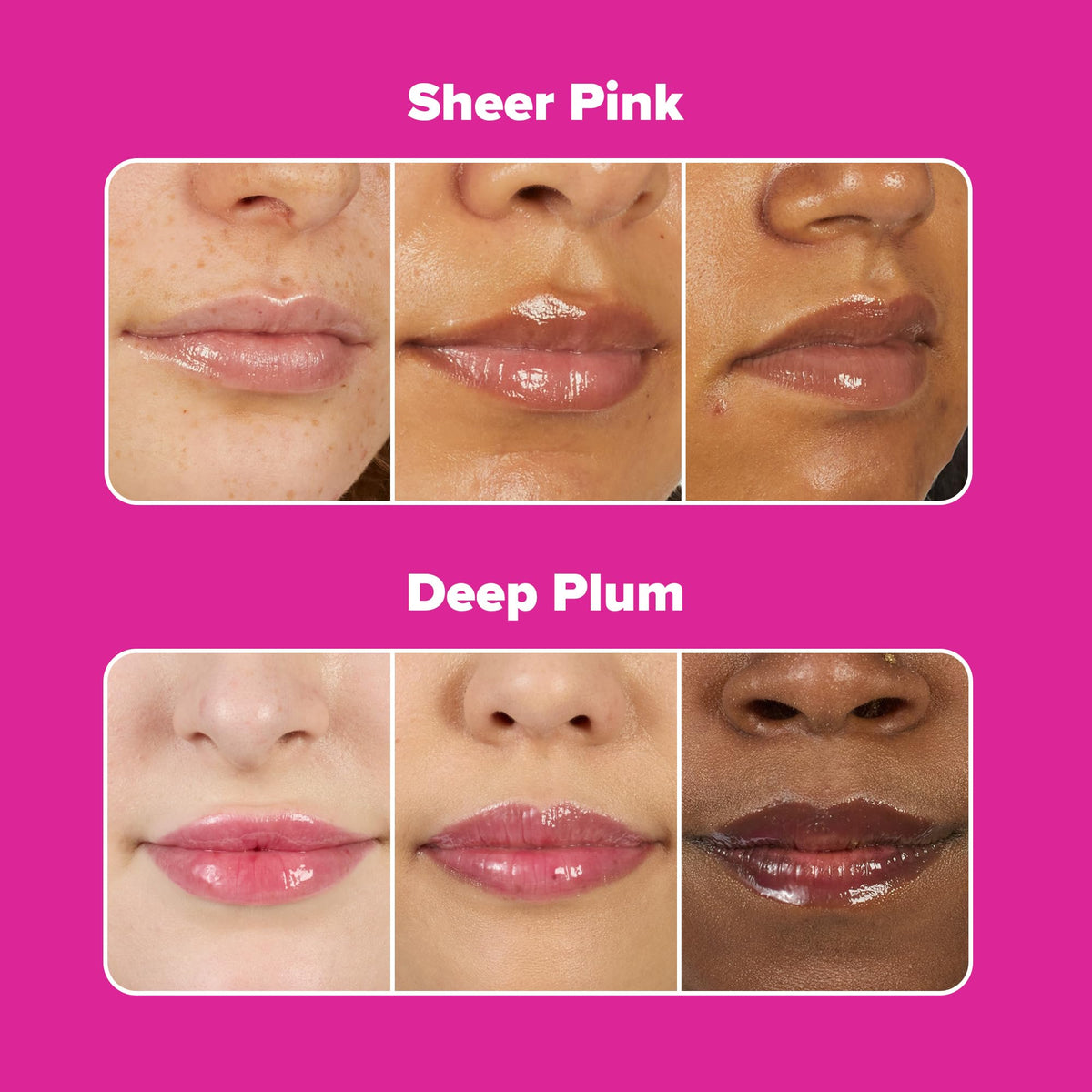 Paula's Choice Pro-Collagen Peptide Gloss Lip Balm Deep Plum in hand