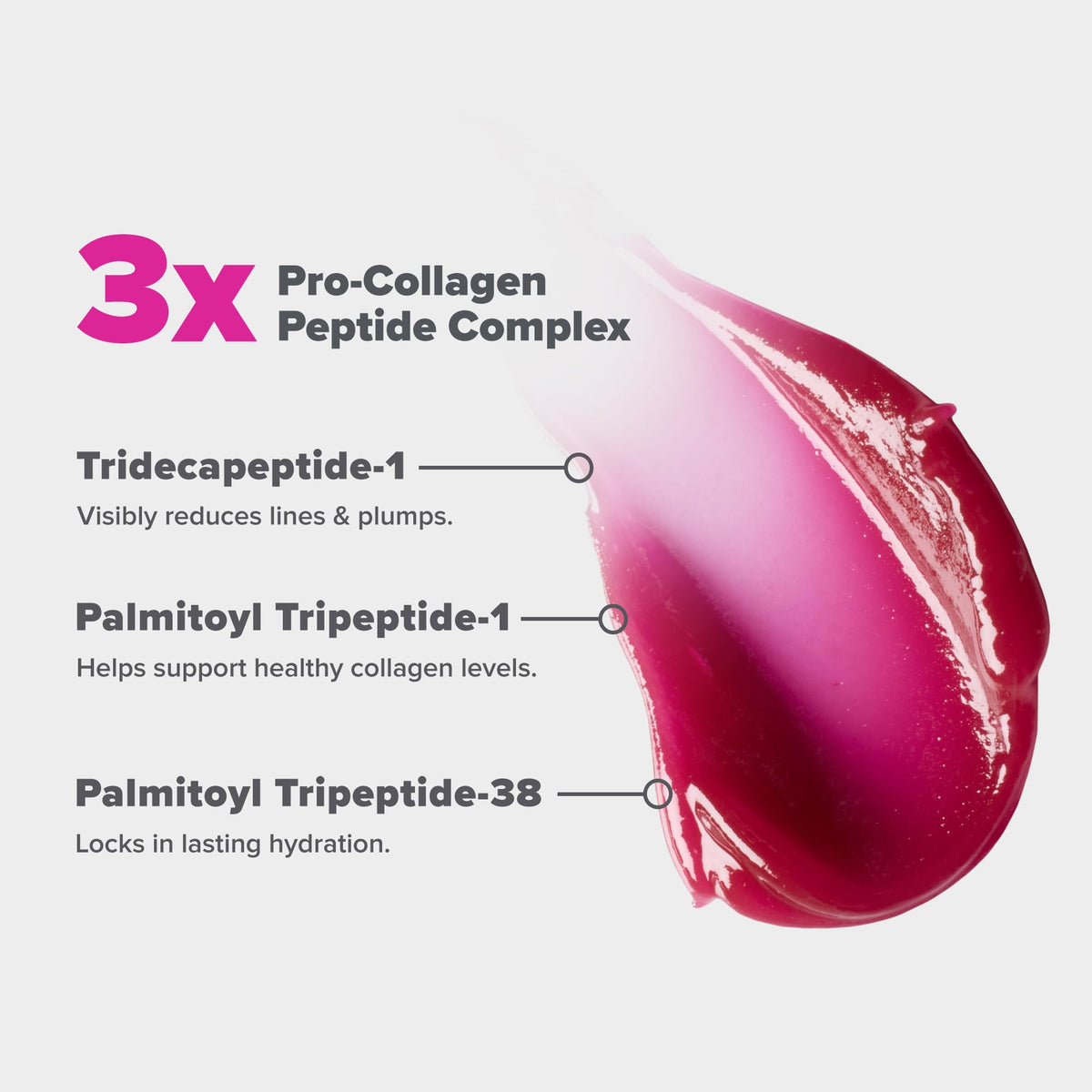 Paula's Choice Pro-Collagen Peptide Gloss Lip Balm Deep Plum on a vanity