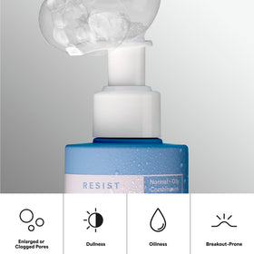 Paula's Choice RESIST Foaming Facial Cleanser in bathroom setting