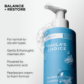 Paula's Choice RESIST Foaming Facial Cleanser side view