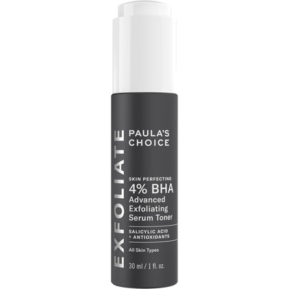 Paula's Choice SKIN PERFECTING 4% BHA Exfoliating Serum Toner front view
