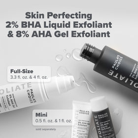 Paula's Choice SKIN PERFECTING duo with skincare accessories