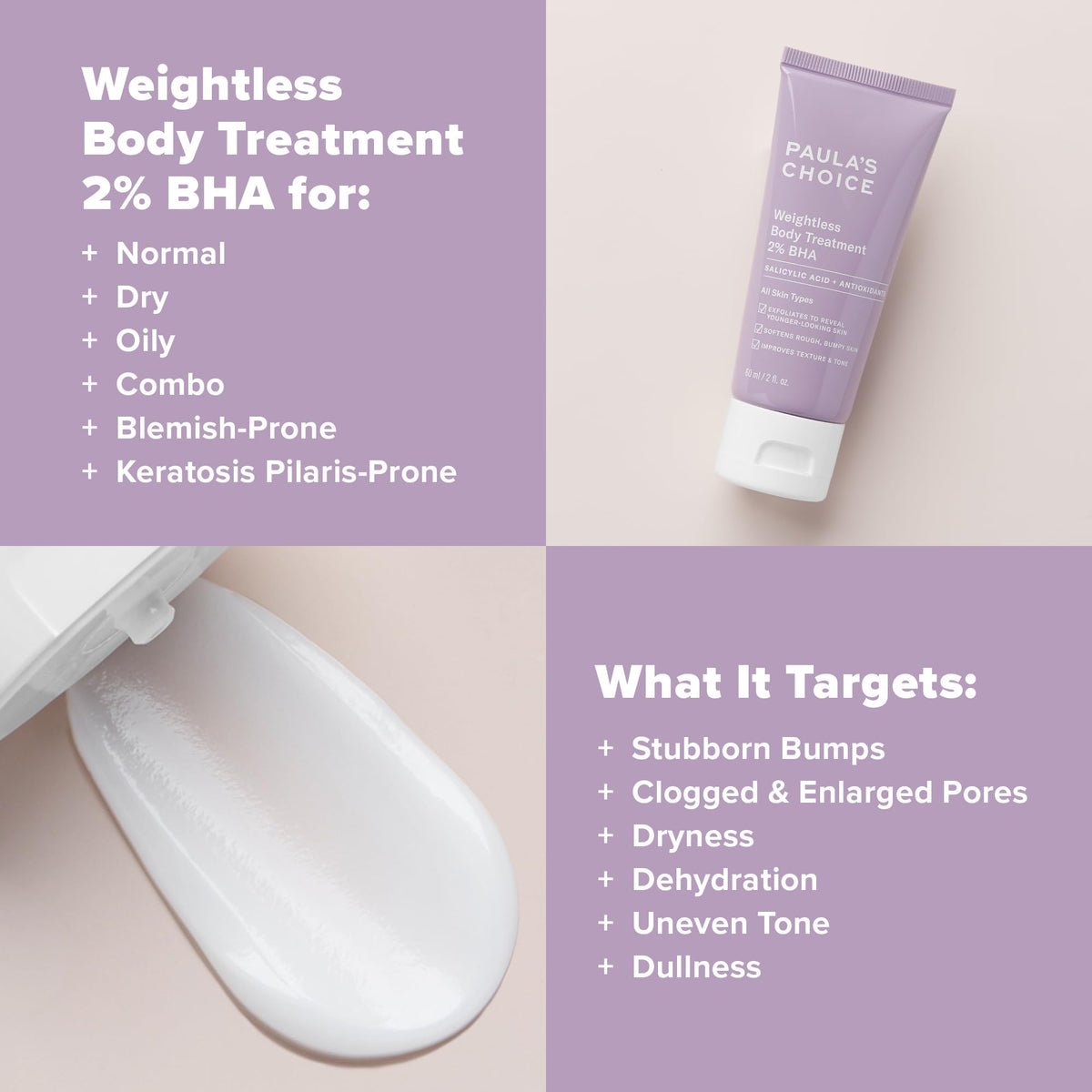 Paula's Choice Weightless Body 2% BHA packaging