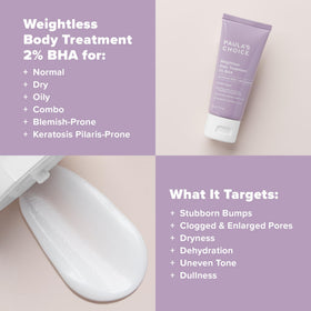 Paula's Choice Weightless Body 2% BHA packaging