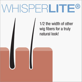 Paula Young Celebrity WhisperLite Wig close-up of the open cap design
